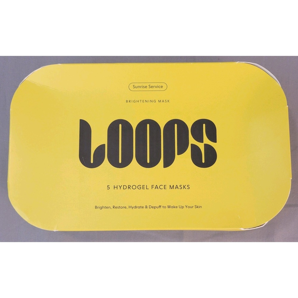 LOOPS SUNRISE SERVICE - Brightening Hydrogel Face Mask 5 pack